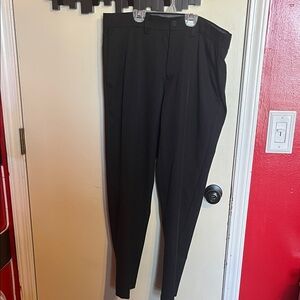 Haggar Black Men's Dress Pants - Straight Leg